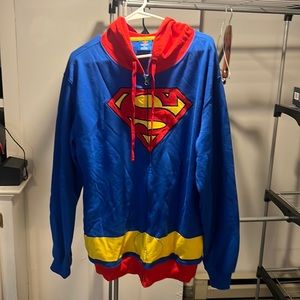 Superman Zip Up Hoodie